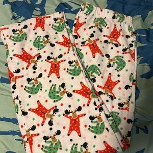 christmas reindeer pajama pants